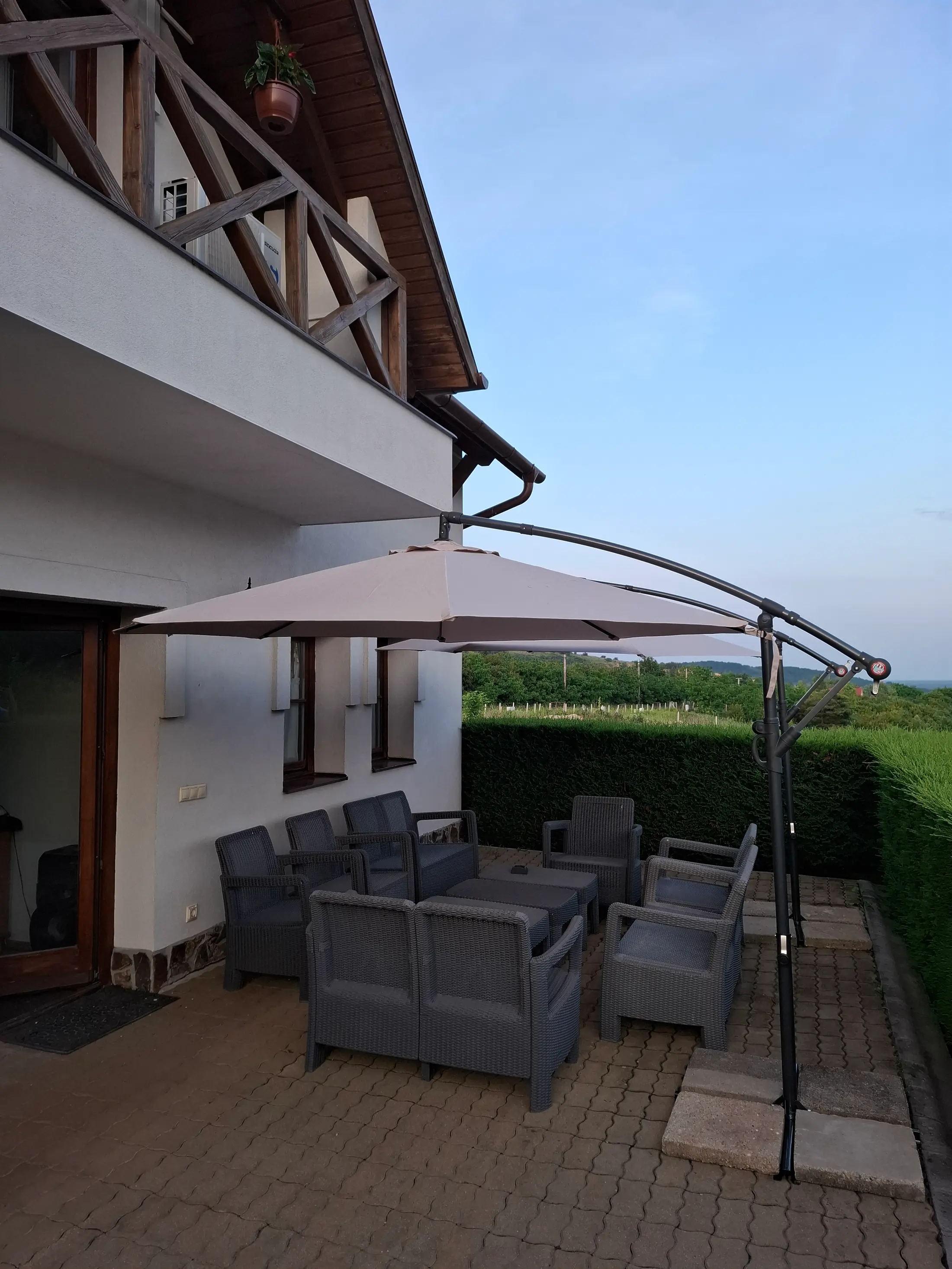 Privát hangulatú terasz